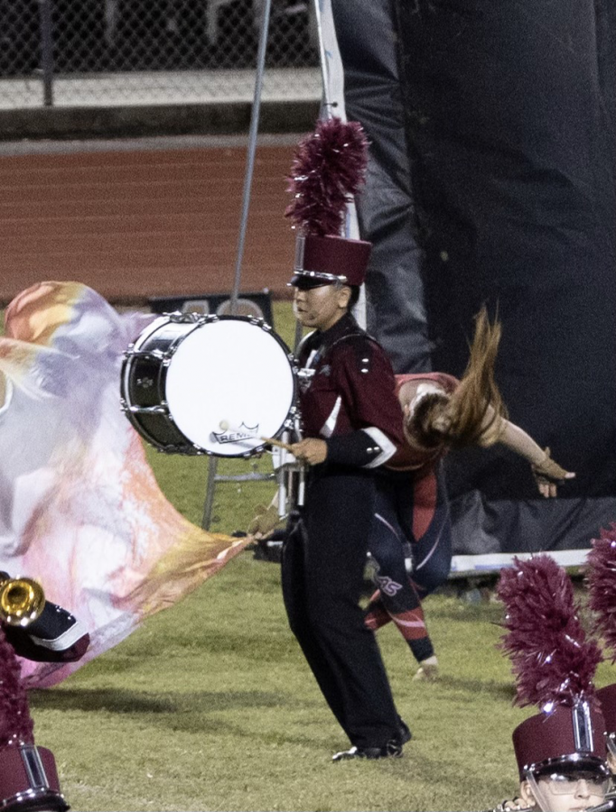 This October, sophomore Esther Bang was chosen as the featured musician of the month. She plays the oboe and bass drum in the Eagle Regiment band at MSD.