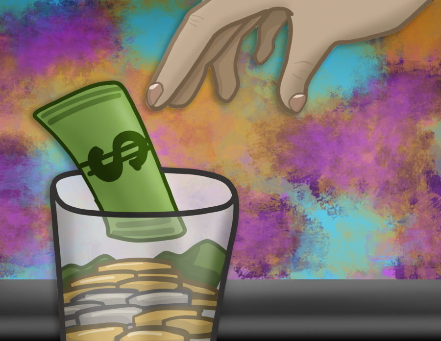 Restaurant employees rely heavily on tips for payment due to their generally low wages.