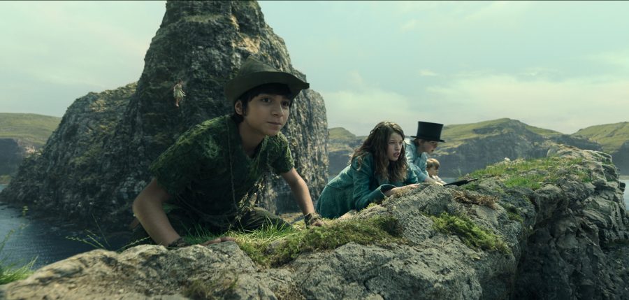 From left, Alexander Molony as Peter Pan, Ever Anderson as Wendy, Joshua Pickering as John Darling and Jacobi Jupe as Michael Darling in Disney's live-action "Peter Pan & Wendy," exclusively on Disney+. (Disney Enterprises, Inc./TNS)