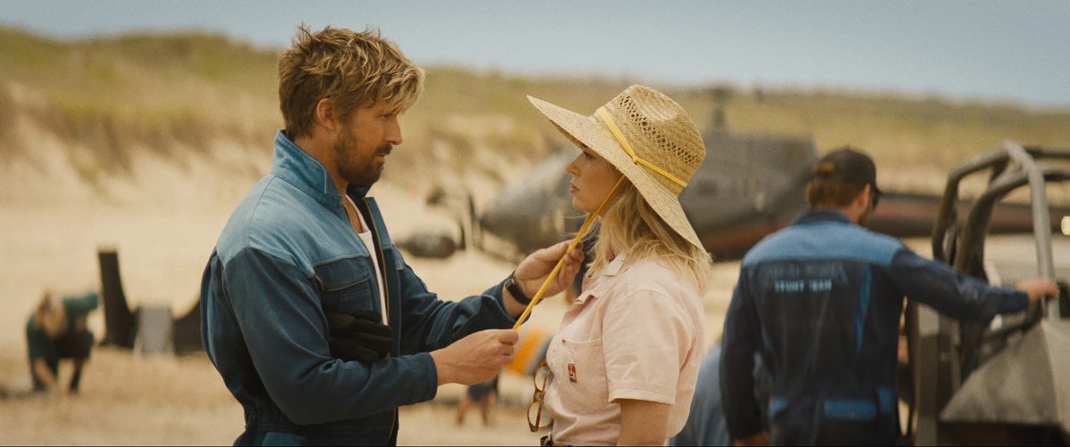 Ryan Gosling stars as stuntman Colt Seavers in new film "The Fall Guy." Acting alongside Emily Blunt, the pair's dynamic lends itself to an entertaining and action-packed movie full of surprises. Photo permission from Universal Pictures/TNS.